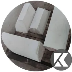 قطعات شکل دار نسوز fused cast